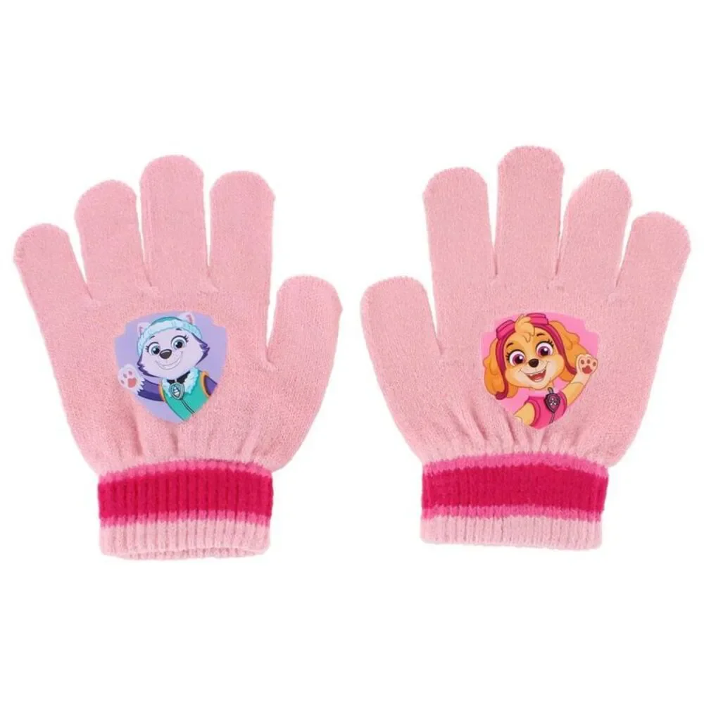 Textiel Trade Girl's Paw Patrol Skye & Everest Winter Beanie and Gloves Set